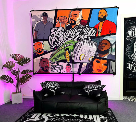 BARBERSHOP - GTA (BACKGROUND CLOTH)